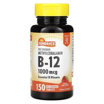 선댄스 비타민스 비타민 B12 베리맛 1000mcg 150정