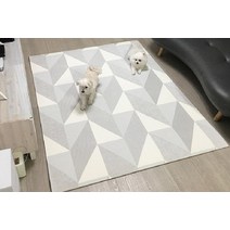 베란다 발코니 놀이매트 층간소음 아동 유아거실 안전매트 2세트, 헤링본우드 10T(2장)