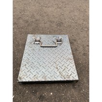 철체크판 맨홀뚜껑 3.2T 645x755(mm) (높이 20mm)