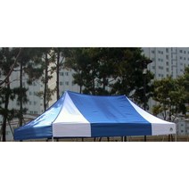지붕단품(지붕만출고) 방수천 uv가공 뚜껑교체 국내생산 카라반캐노피 천막텐트 천교체, 3X6m, 적색