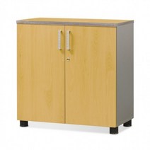 KKI474957HS-1단올문장 사무용수납장 2단 올문장 서류보관, 월넛