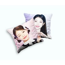 45cm 국산 극세사 양면 쿠션 포토쿠션 장원영쿠션 솜포함