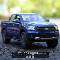 Meritor 포드 F-150 랩터 트럭 1:24 스케일 다이캐스트 모형, 2019 레인저 블루