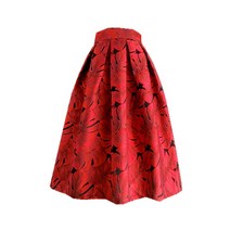 (39가지프린트)고급스러운 실크 럭셔리 플레어 풀스커트 A라인 플레어 미디롱스커트 초록 그린 검정 실버 블랙 나비 꽃무늬 플라워 여성스러운 풍성한 4계절 스커트 무릎라인 미디