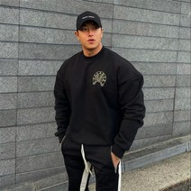 남자 맨투맨 후드 티 집업 보디 빌딩 피트니스 코튼 캐주얼 스포츠 조깅 탑 러닝 긴 소매 코트 가을 남성 의류