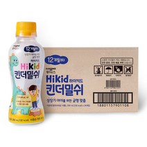 하이키드 킨더밀쉬 유아 성장아기우유 200ml 24개입, 하이키드 킨더밀쉬 200ml 24개입