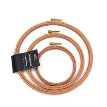 (당일출고)프랑스자수 프리미엄 원목수틀 180mm 210mm 240mm -내츄럴브라운