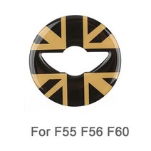 자동차 스티어링 휠 센터 3D 전용 스티커 미니 쿠퍼 R55 R56 R60 R61 F55 F56 F60 클럽맨 컨트리맨 액세서, 06 For F55 F56 F60
