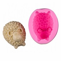 홈공방 레진아트 실리콘몰드 양 모양 초콜릿 금형 캔디 퐁당 금형 폼 케이크 장식 금형, 스타일1