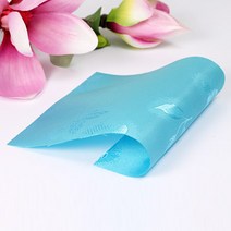 전통양단(하늘색) 한복원단 테이블보, E1전통양단(하늘색)90x110-2면오바로크