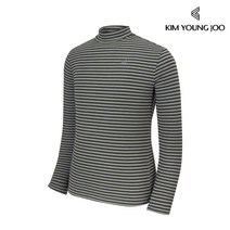 김영주 남성 3색 스트라이프 양면 기모 마이크로 플리스