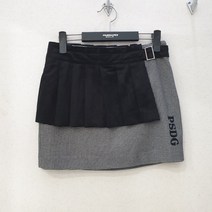 [파사디골프] 인천 논현 파사디 캐주얼 배색 훌스커트 블랙 P21FSK539M