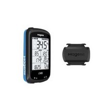 설백상점 자전거 GPS 미터 주행 속도 산악 도로 스마트 무선, C406 타오르는 레드 + 케이던스 세트