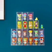 투명 미니 피규어 장식장 케이스, 반원형