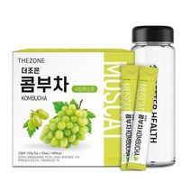 더존건강 더조은 콤부차 샤인머스켓 30포 1박스 +전용보틀, 1박스+1개