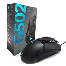로지텍 G502 HERO 고성능 게이밍 유선 마우스 M-U0047, 블랙