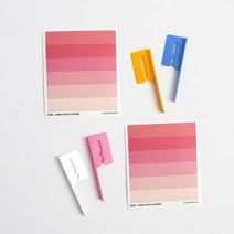 링라벨스틱 스티커, 솔리드핑크, 1개