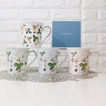 [WEDGWOOD] 웨지우드 스트로베리 파스텔 비커 머그컵 300ml 4종 택1 036264, 04.델피 036206