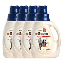 테크 울드라이 세제, 1500ml, 4개