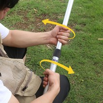 방수포 캠핑 텐트용 조정 가능한 폴 하이킹 배낭 여행 자동차 캐노피용 경량 텔레스코핑, 05 하늘색