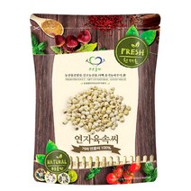 푸른들판 베트남 껍질 깐 거피 연자육 연꽃 씨앗 열매 연자씨 차 연씨앗 연꽃씨, 500g, 1개, 1개