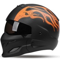 Capacete-바이크 오토바이 풀 페이스 헬멧 로코모티브 하프 안전모 최신 모듈러 레트로 도트 안전 캡, [10] A10, [03] L