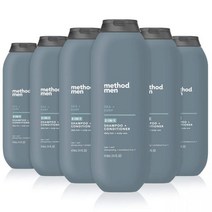 Method Men 2-in-1 샴푸 + 컨디셔너 Sea + Surf 6개 팩 Sea & Surf 6개