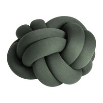디자인하우스스톡홀름 Knot 쿠션 XL Forest Green