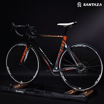 산타자 2022 신형 평로라 실내트레이너 / SANTAZA FLAT ROLLER INDOOR CYCLING TRAINER, 골드