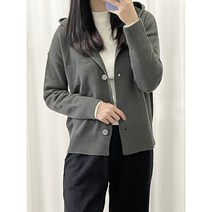 봄/가을용 여성가디건 니트가디건 후드