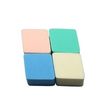 메이크업퍼프 쿠션 스펀지 퍼프 다이아 분첩 소 4P, snumall 본상품