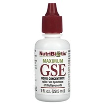 뉴트리바이오틱 맥시멈 GSE 액상 농축물 29.5ml, 6병, 5ml