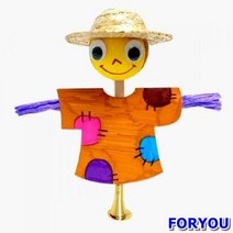 ForU289 흔들흔들허수아비만들기 5개 명절 허수아비만들기 만들기수업 만들기재료 추석