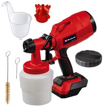 아인헬 페인트 스프레이건 TC-SY 18/60 Li-Solo 베어툴 4260025 무선 충전식 분사기, 1개