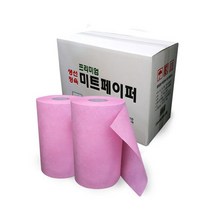 아이유토부직포 PP 미트페이퍼 흡수페이퍼 고급형 200매 양면흡수원단, 1롤, 1개