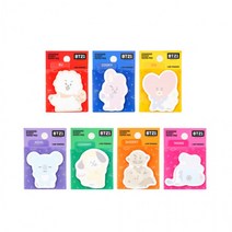 D 포스트잇 떡메모지 BT21 스탠드점착메모1탄, 망
