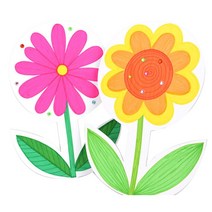 5세 어린이집 아동 대형 색칠 꽃만들기 유아 미술 수업 5인 7세 초등학생 단체 정서발달 EQ