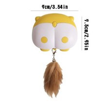 캠핑히터 화장실 가정용 미니 히터 충전식 핸드 워머 동물 모양 전기 200mAh 2 단계 난방 재사용 가능한 휴, 01 Orange