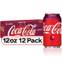 체리 코크 355ml 12캔 코카콜라 Coca-Cola Cherry Coke Soda 12 Ounce (12 Cans), 체리 355ml [12캔], 1set