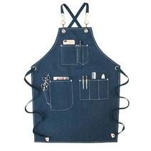 세븐마켓 캔버스 미용 앞치마, 캔버스 미용 앞치마(네이비)