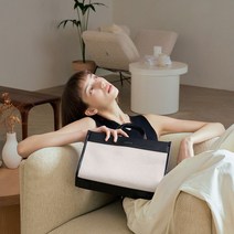 [제이에스티나 백] MOE 캔버스 MD 토트 BK (JHTEHD3BS325BK270)