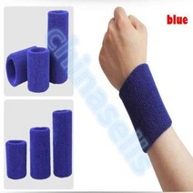스포츠 Sweatband 코 튼 158cm 테리 천으로 손목 땀 밴드 테니스 휘트니스 농구 팔찌 손목 지원 수호자, 없음
