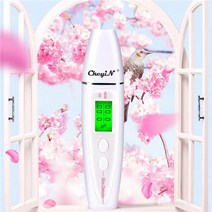 ckeyin 디지털 lcd 디스플레이 얼굴 피부 분석기 수분 오일 함량 얼굴 피부 테스터 감지 피부 상태 모니터 수화, 하얀