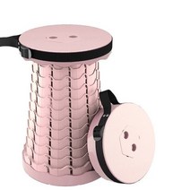 휴대용 접이식 텔레스코픽 스툴지하철 큐잉 의자 및 야외 캠핑 낚시 스툴, 09 All Pink