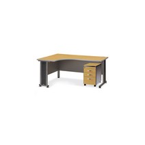 퍼주퍼주 PB-17 OA책상세트 (퍼즐책상1800+이동서랍), 망비퍼즐책상1800우측형+3중레일이동서랍