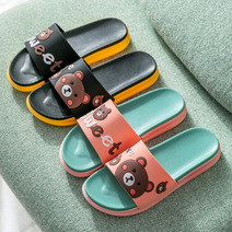 스윗 베어 캐릭터 쿠션 여성 실내 슬리퍼 실내화 샌들, 이미지참조, 40 그레이