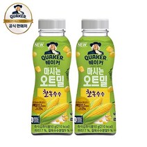 롯데제과 퀘이커 마시는 오트밀 찰옥수수50gX12개