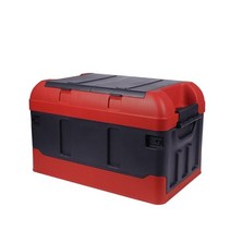 suv트렁크가림막 러기지스크린 차량용신발정리함 트렁크정리 트렁크 운반용 자동차 캠핑카 액세서리 자동차 상자 수하물 이중 커버, 45L 브리티시 레드