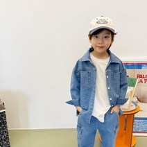 데님포켓남방 봄 유아남방 어린이셔츠 북유럽아동복