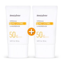 (달향) 이니스프리 인텐시브 롱래스팅EX 선스크린 50ml 1+1=2개, 50ml (1+1=2개)